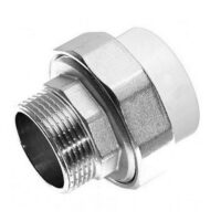 Соединитель п/п разъемный 20х1/2", наружная резьба