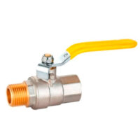 Кран газовый, шаровый, ручка, 1/2", вн-нар, ТСМ