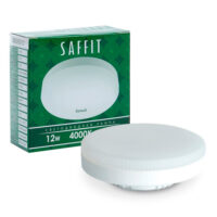 Лампа светодиодная Saffit, 12 Вт, GX53, 4000К