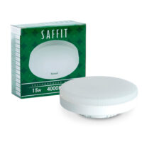 Лампа светодиодная Saffit, 15 Вт, GX53, 4000К