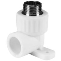Угол монтажный белый Valfex, 20х1/2" нар