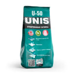 Затирка "Unis" для швов белая, 1.5 кг