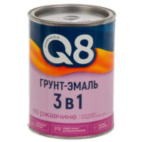 Грунт-эмаль Formula Q8 белая по ржавчине, 0.8 кг