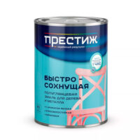 Эмаль акриловая Престиж белая полуглянцевая, 0.9 кг