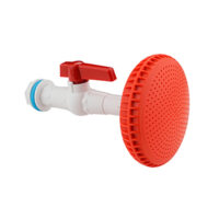 Комплект душевой пластиковый ABS с краном 1/2", лейка 11 см