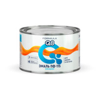 Эмаль ПФ-115 Formula Q8 синяя, 0.4 кг