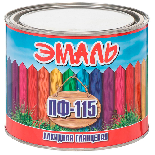 Эмаль ПФ-115 Zabor красная, 1,8 кг Эмаль ПФ-115 Zabor красная, 1,8 кг
