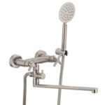 MIXXUS DVE 006 смеситель для ванны, нерж/сталь