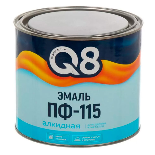 Эмаль ПФ-115 Formula Q8 синяя, 1.8 кг Эмаль ПФ-115 Formula Q8 синяя, 1.8 кг