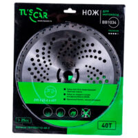 Нож для триммера TUSCAR BB1034, Premium, Anti-Kick, 255х25, 4х40Т