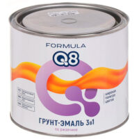 Грунт-эмаль Formula Q8 красно-коричневая по ржавчине, 1.9 кг