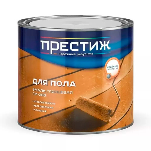 Эмаль ПФ-266 Престиж золотисто-коричневая, 1.9 кг Эмаль ПФ-266 Престиж золотисто-коричневая, 1.9 кг