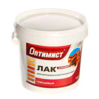 Лак акриловый глянцевый Оптимист L210, 0.9 кг