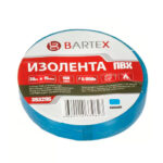 Изолента ПВХ Bartex синяя, 15 мм х 20 м
